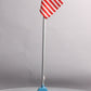 MTH 11-90078 O American Flyer Old Glory Flag Pole & Base w/ American Flag #2050