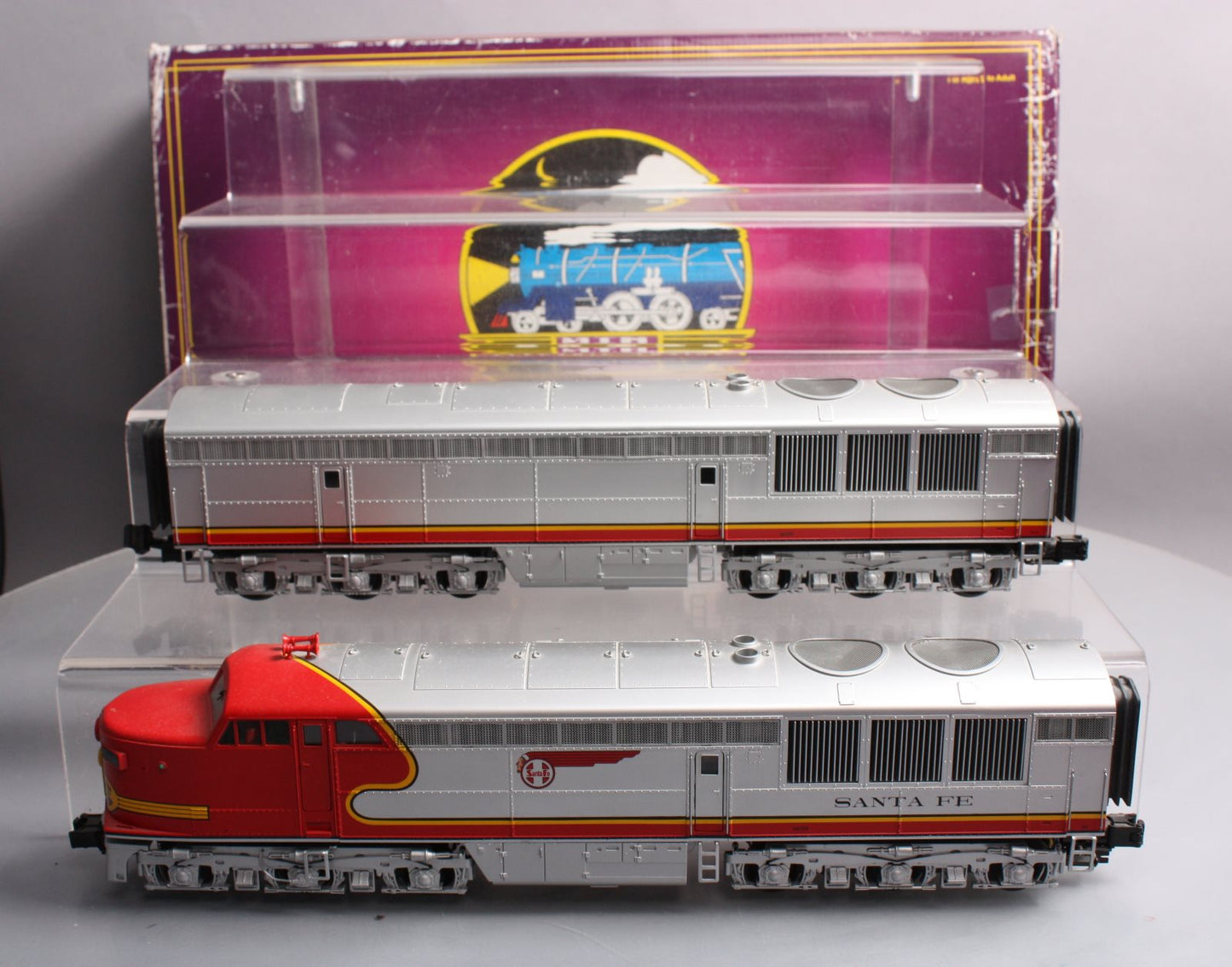 MTH 20-2490-1 SF FM Erie Built AB Diesel Engine Set w/PS 2.0 #90B/90A
