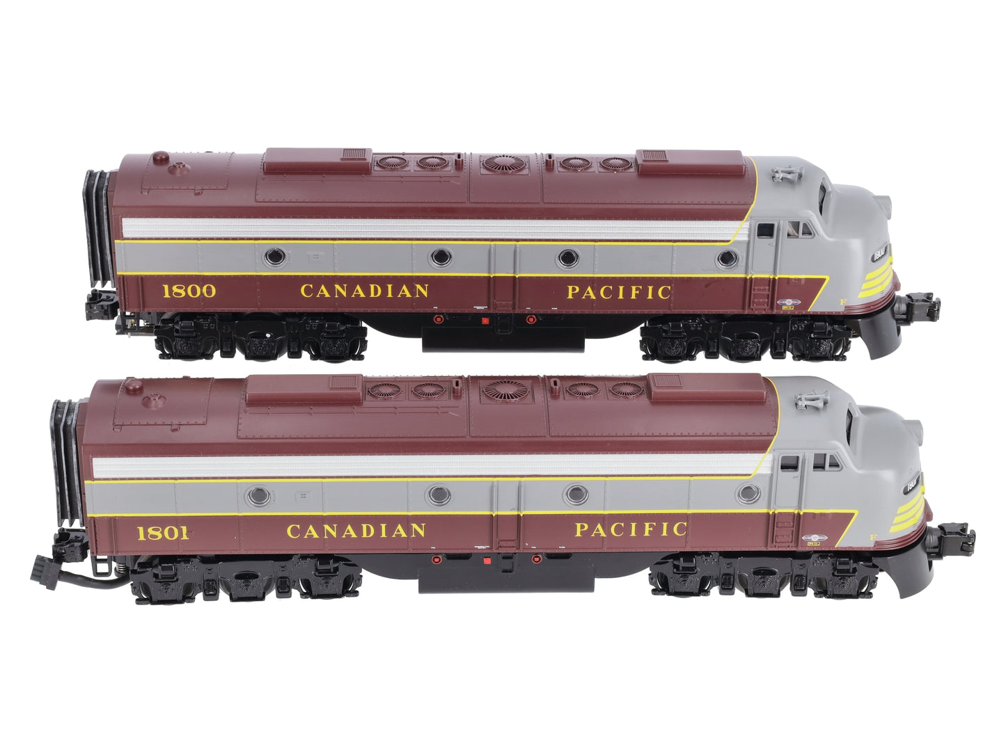 MTH 30-2914-1 Candian Pacific E-8 AA Diesel Engine Set w/PS 2.0 #1800/1801