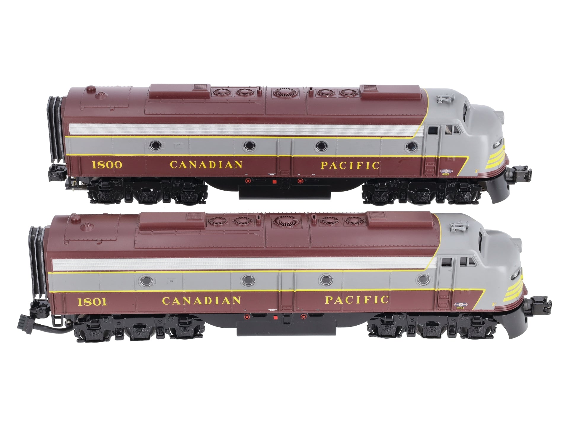 MTH 30-2914-1 Candian Pacific E-8 AA Diesel Engine Set w/PS 2.0 #1800/1801