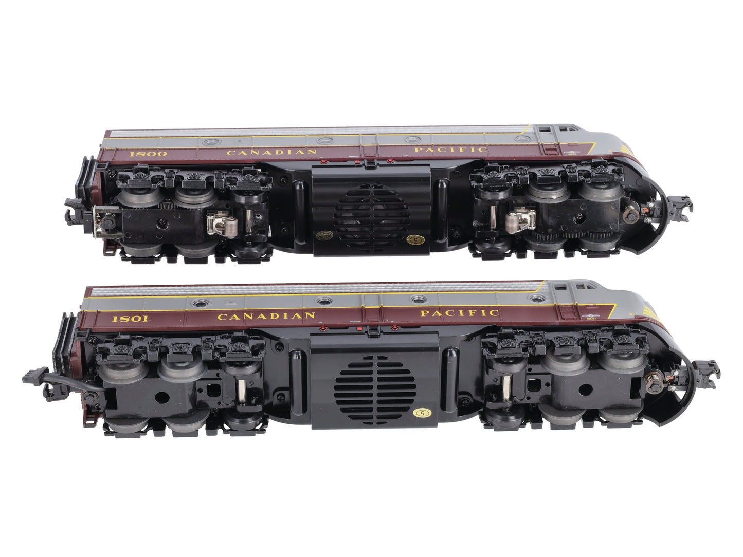 MTH 30-2914-1 Candian Pacific E-8 AA Diesel Engine Set w/PS 2.0 #1800/1801