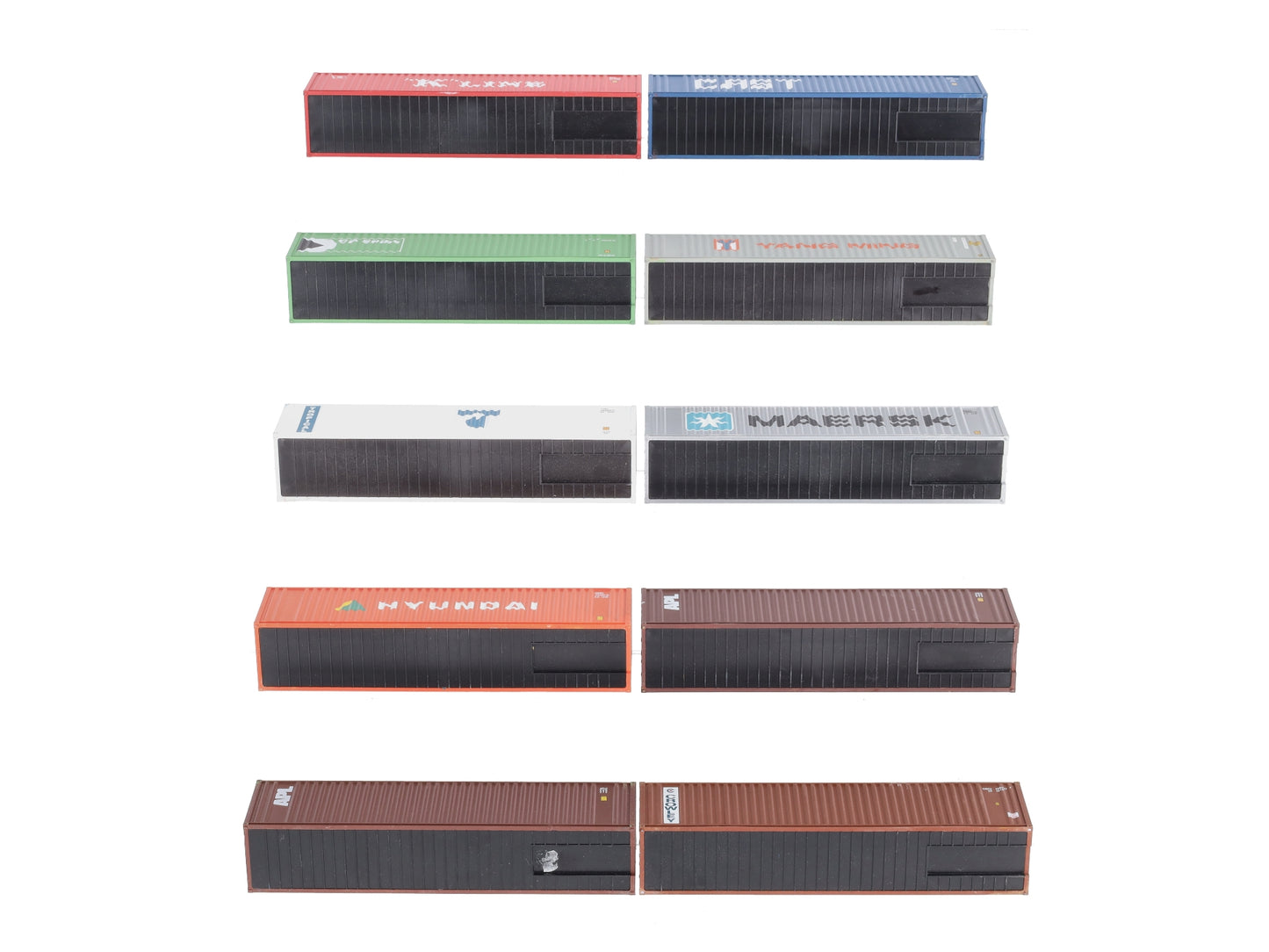 HO Assorted Intermodal Containers [10] EX