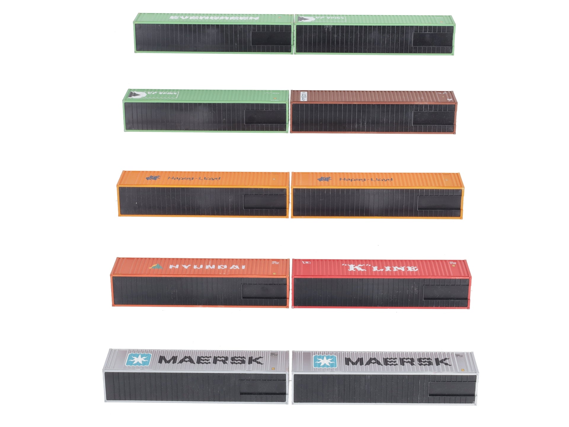 HO Assorted Intermodal Containers [10] EX