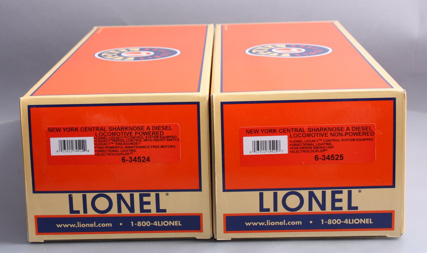 Lionel 6-34519 NYC Sharknose AA Diesel Locomotive Set #3817/3818 w LEGACY