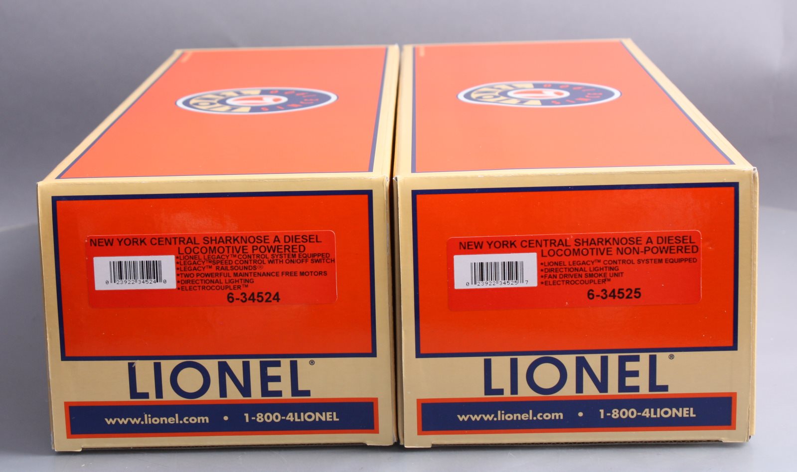Lionel 6-34519 NYC Sharknose AA Diesel Locomotive Set #3817/3818 w LEGACY
