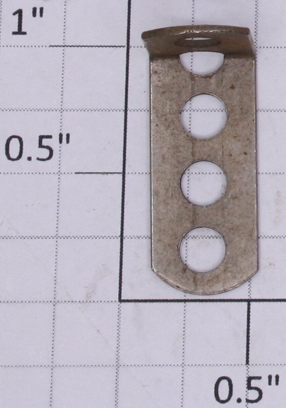 Gilbert 1931-11 Bent 5-Hole Metal Strip  for Hudson Erector Locomotive