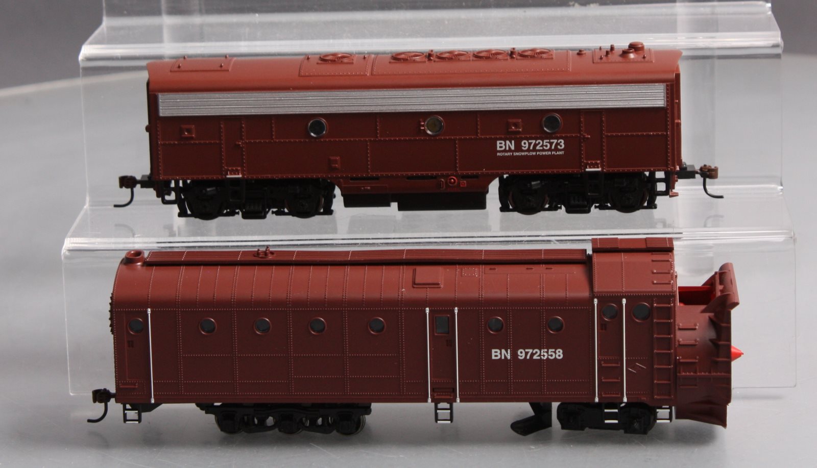 Athearn 93820 HO Burlington Northern Rotary Snowplow #972558