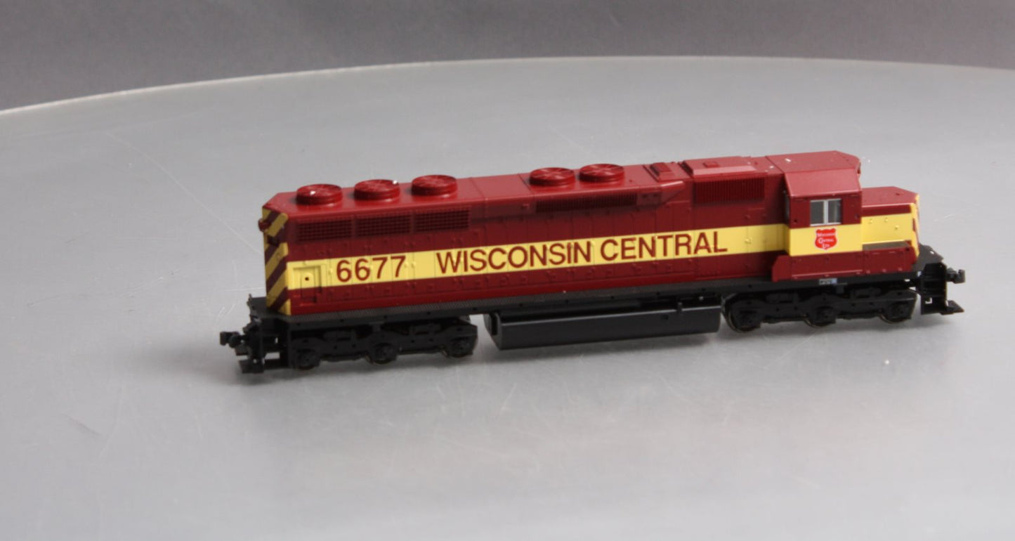 Kato 37-1744 HO Wisconsin Central SD45 Diesel Locomotive #6677