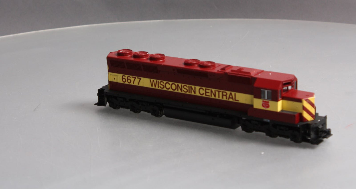 Kato 37-1744 HO Wisconsin Central SD45 Diesel Locomotive #6677