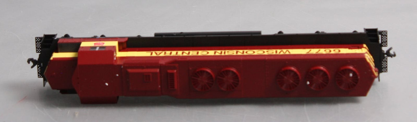 Kato 37-1744 HO Wisconsin Central SD45 Diesel Locomotive #6677