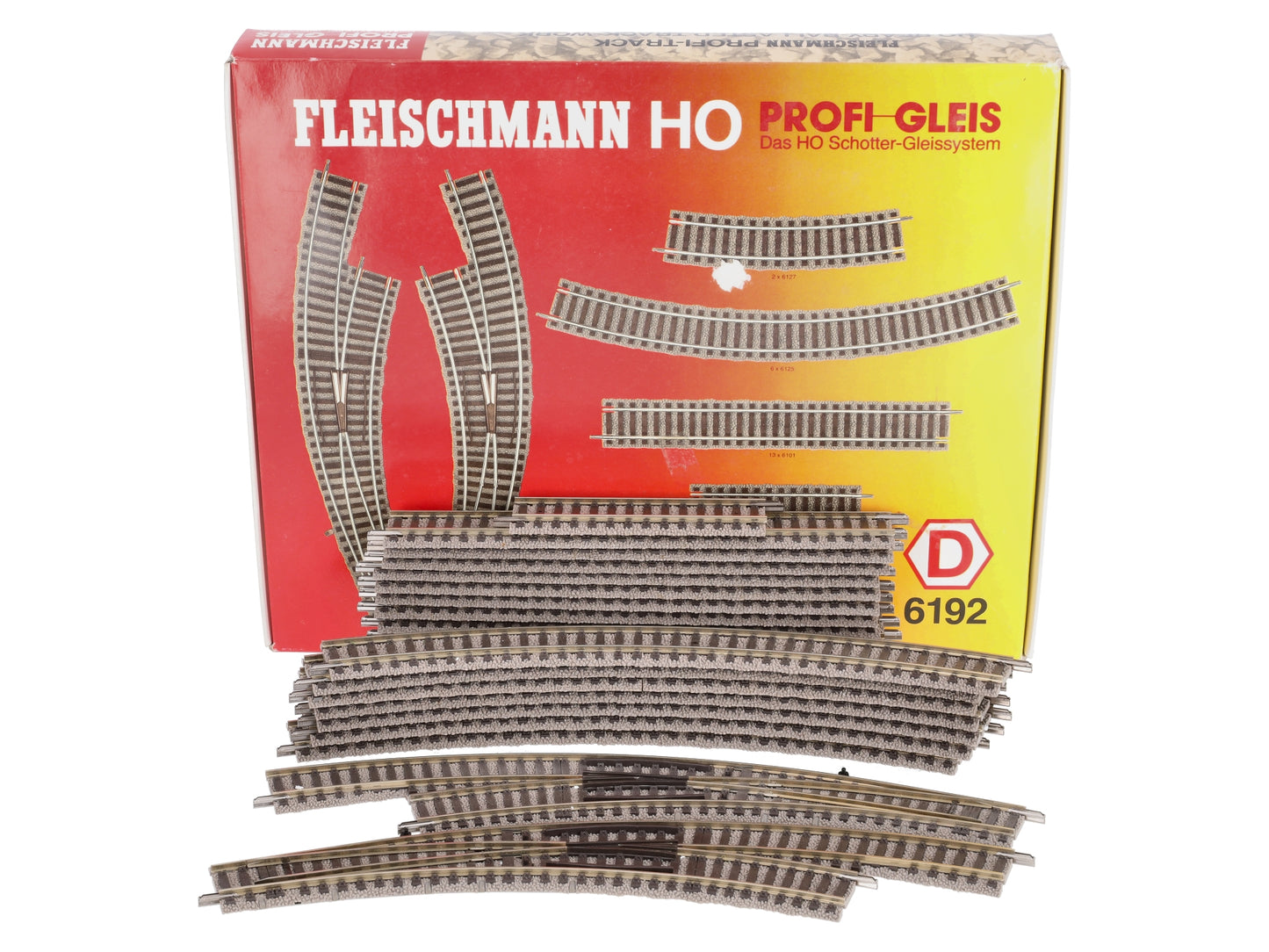 Fleischmann 6192 HO Parallel-Set D Track Pack
