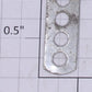 Gilbert 1931-11 Bent 5-Hole Metal Strip  for Hudson Erector Locomotive