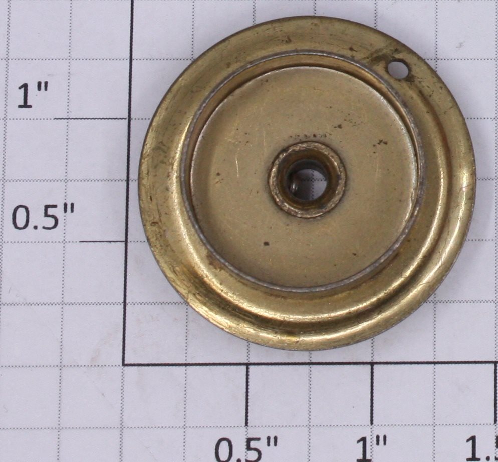 Gilbert 1931-60 Brass Plated Flanged Wheel 5/16