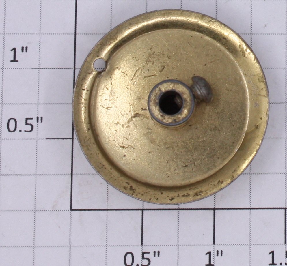 Gilbert 1931-60 Brass Plated Flanged Wheel 5/16" for Hudson Erector Locomotive