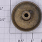 Gilbert 1931-60 Brass Plated Flanged Wheel 5/16" for Hudson Erector Locomotive