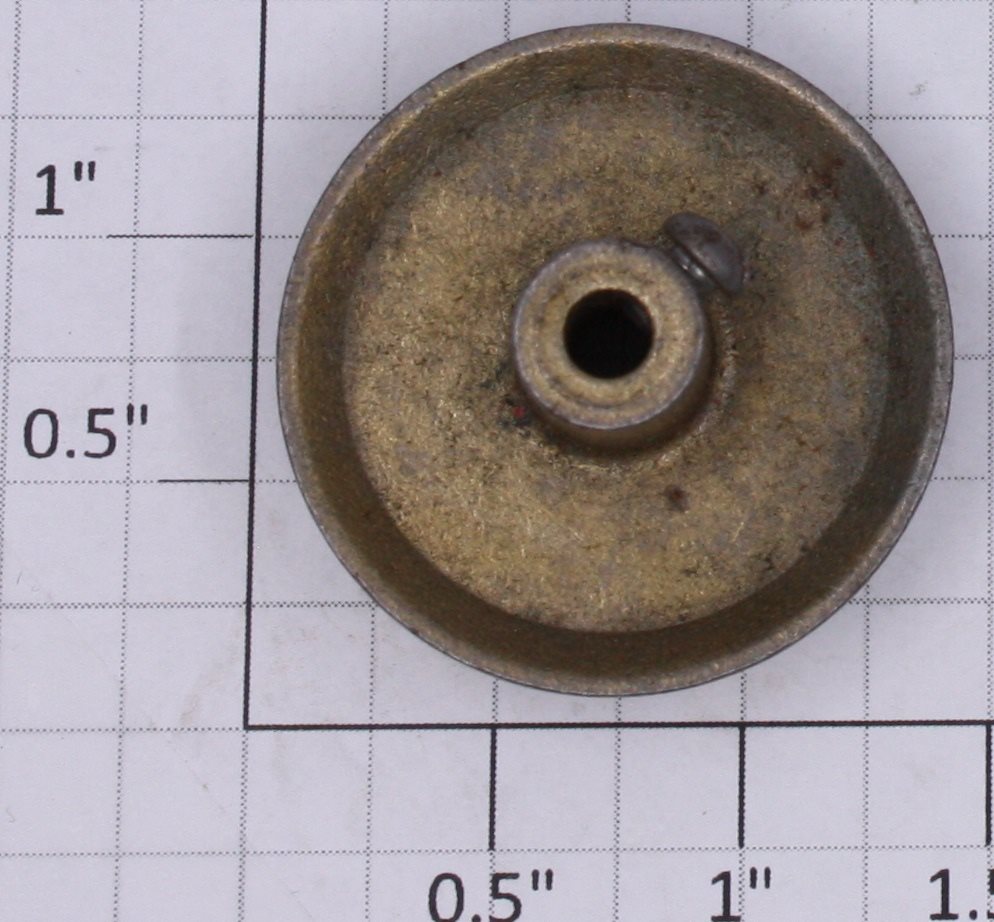 Gilbert 1931-60 Brass Plated Flanged Wheel 5/16