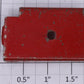 Gilbert 1931-14 Red Bearing Block with Hole for Hudson Erector Locomotive-
