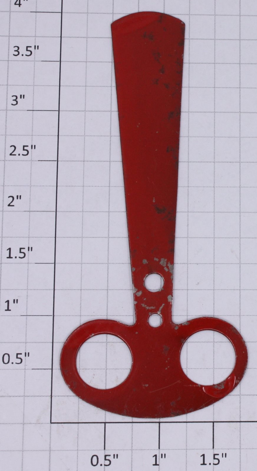 Gilbert 1931-15 Red Signal Arm for Hudson Erector Locomotive-