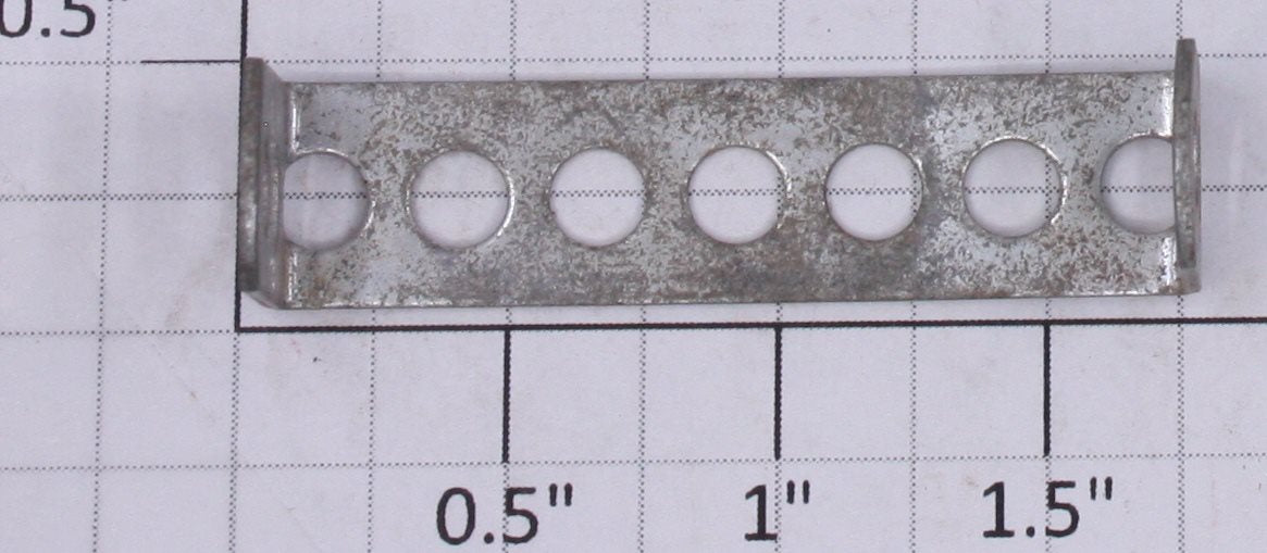 Gilbert 1931-17 Bent Nickel Plated Strip with 11 Holes for Hudson Erector Loco