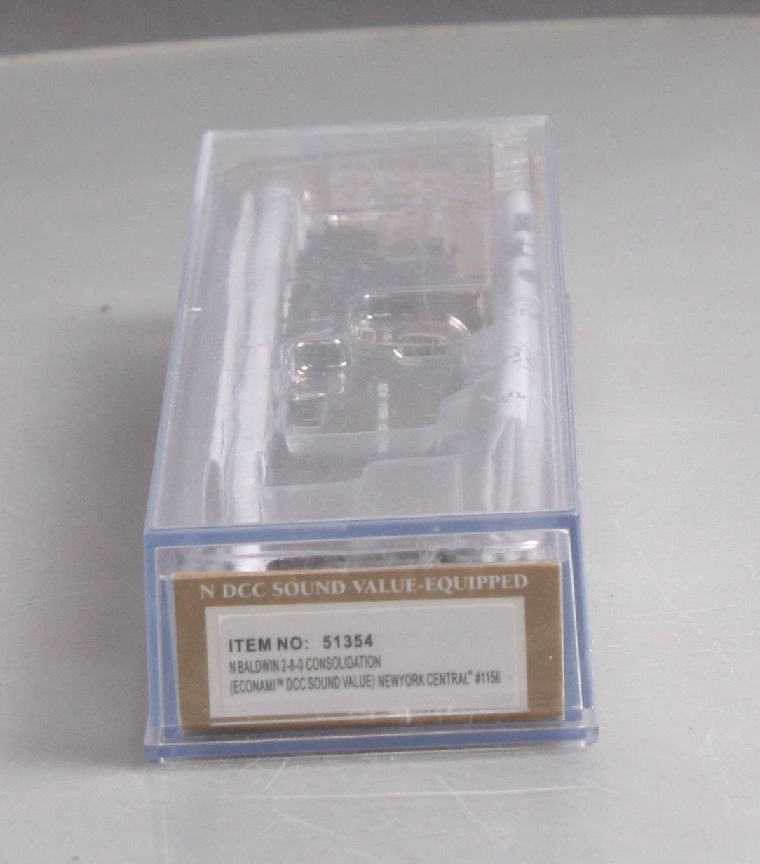 Bachmann 51354 N NYC 2-8-0 Steam Locomotive with DCC Econami Sound Value #1156