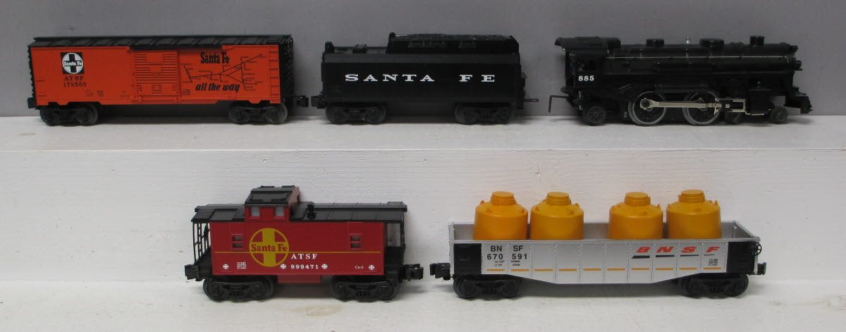Lionel 7-11192 Santa Fe O Gauge Steam Freight Train Set