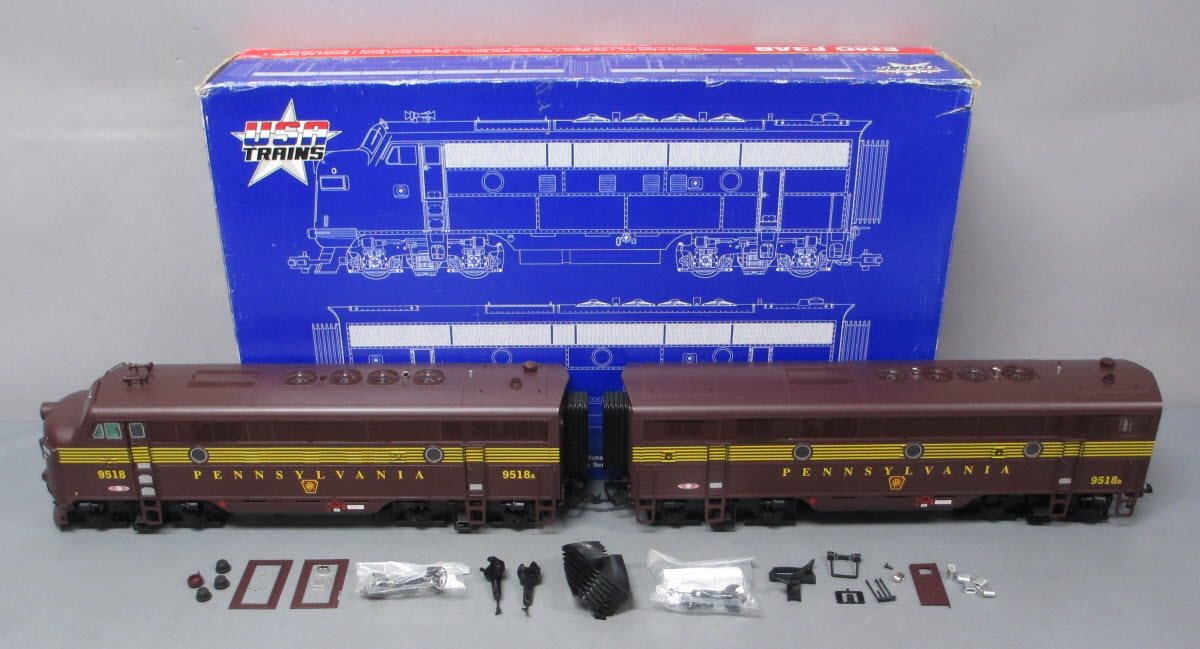 USA Trains 22258 G Pennsylvania F-3 AB Diesel Locomotive Set