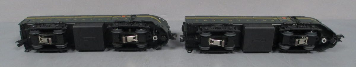 Williams 21903 O Gauge Pennsylvania Green 5-Stripe Baldwin Shark AA Diesel Set