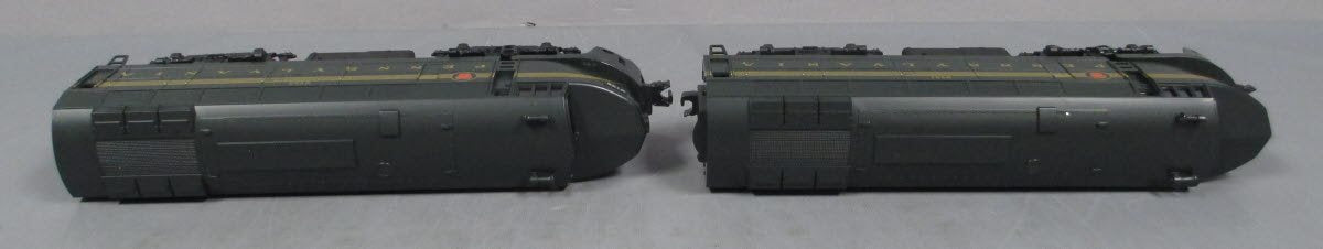 Williams 21903 O Gauge Pennsylvania Green 5-Stripe Baldwin Shark AA Diesel Set