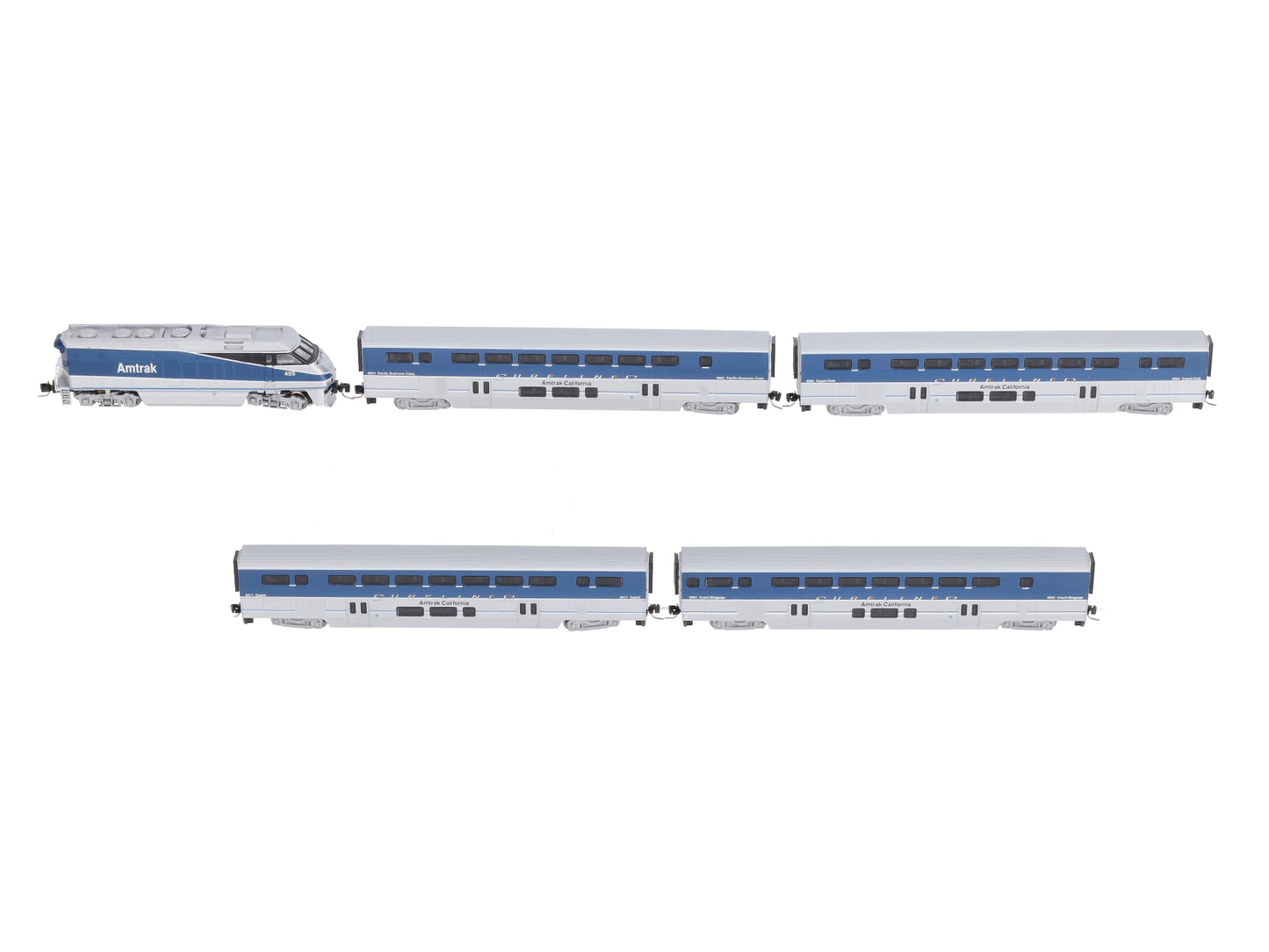 American Z-Line 7002 Amtrak F59PHI Z Gauge Diesel Passenger Train Set