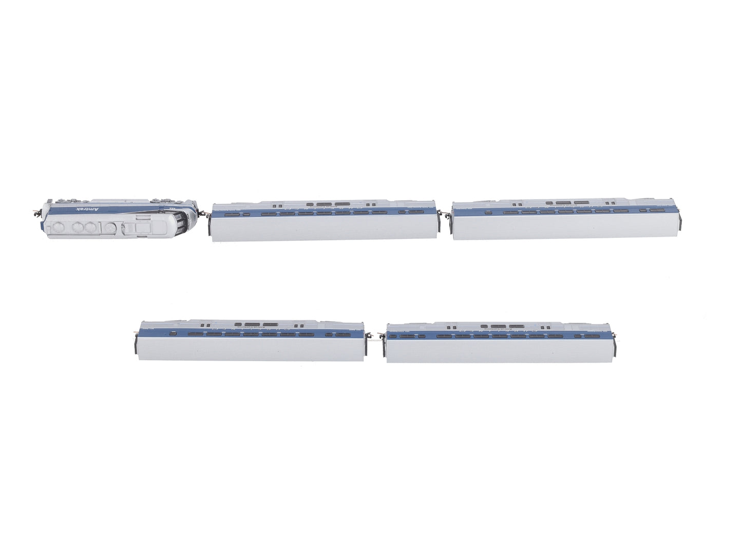 American Z-Line 7002 Amtrak F59PHI Z Gauge Diesel Passenger Train Set