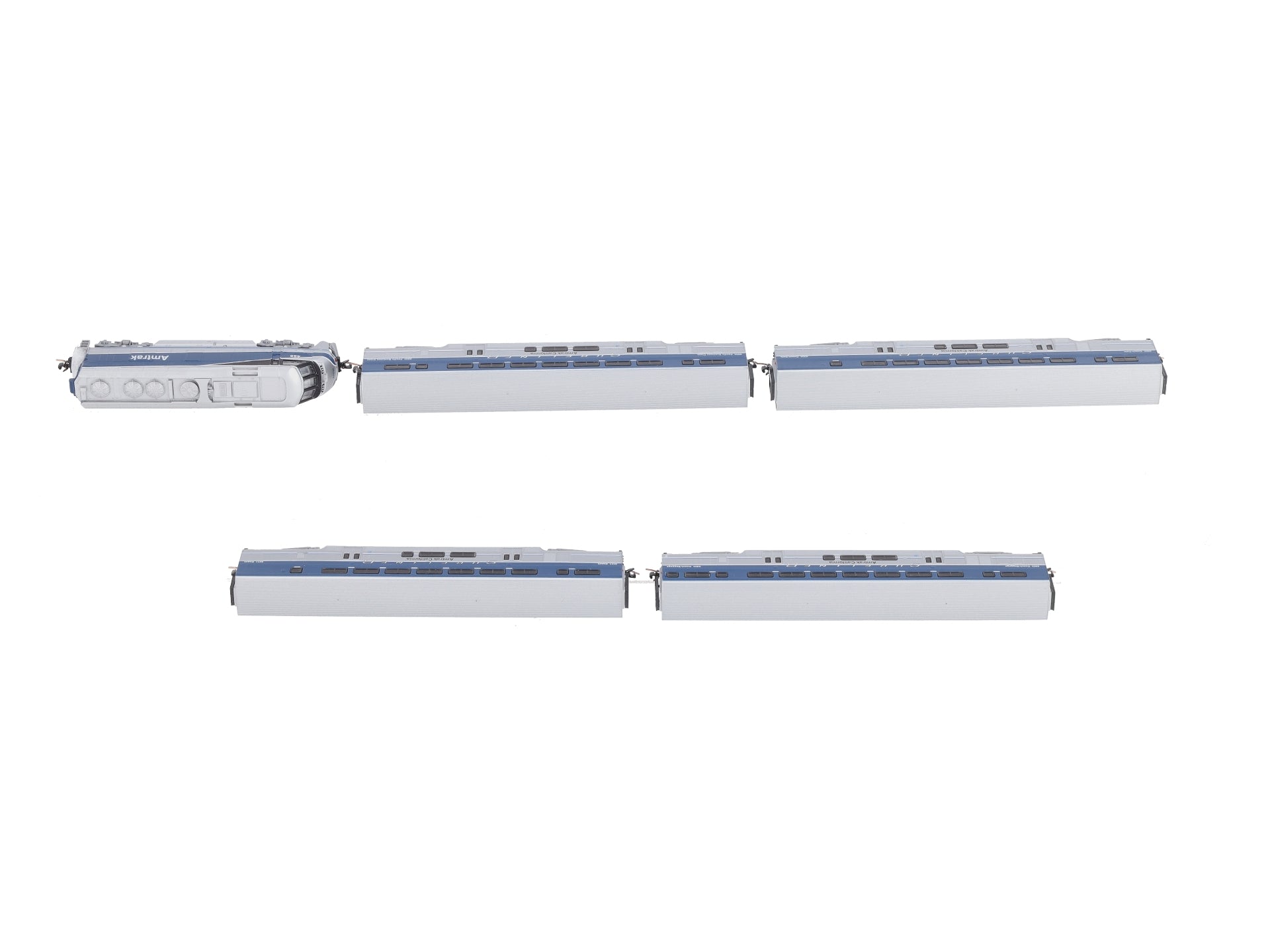 American Z-Line 7002 Amtrak F59PHI Z Gauge Diesel Passenger Train Set