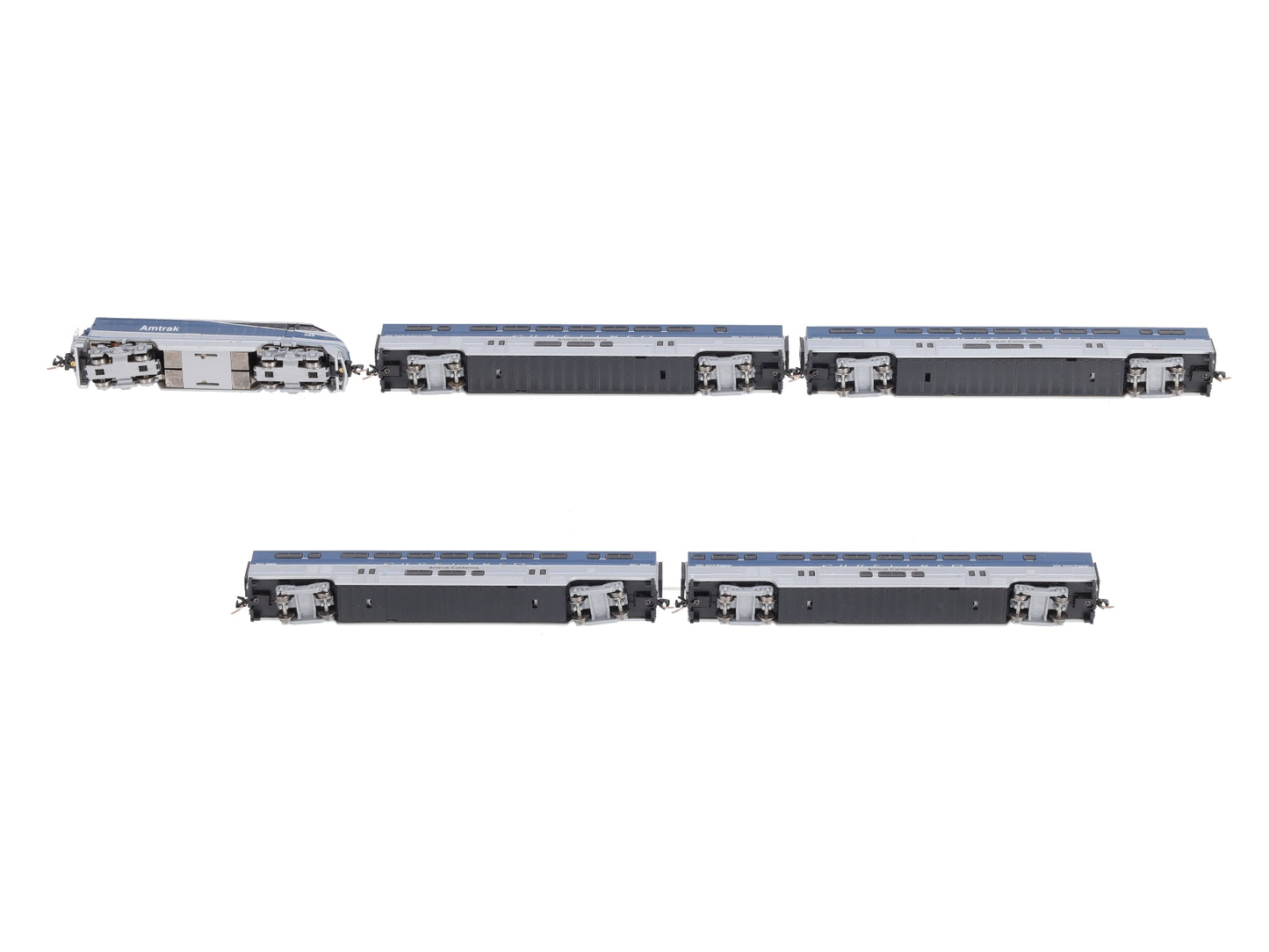 American Z-Line 7002 Amtrak F59PHI Z Gauge Diesel Passenger Train Set