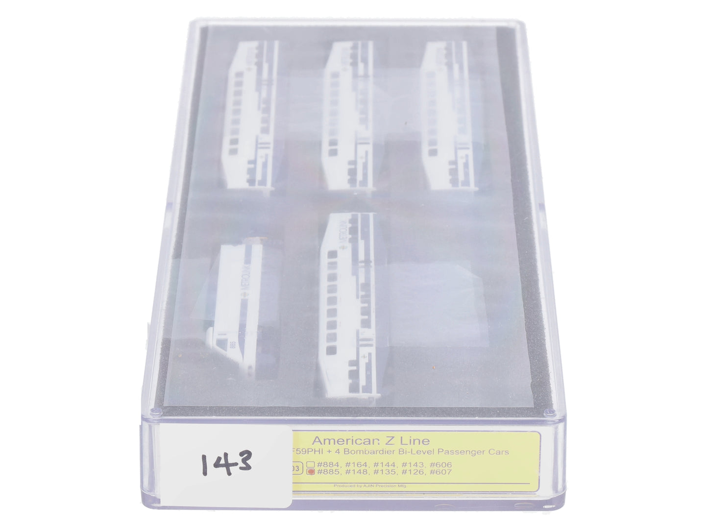 American Z-Line 7003 Metrolink F59PHI Z Gauge Diesel Passenger Train Set