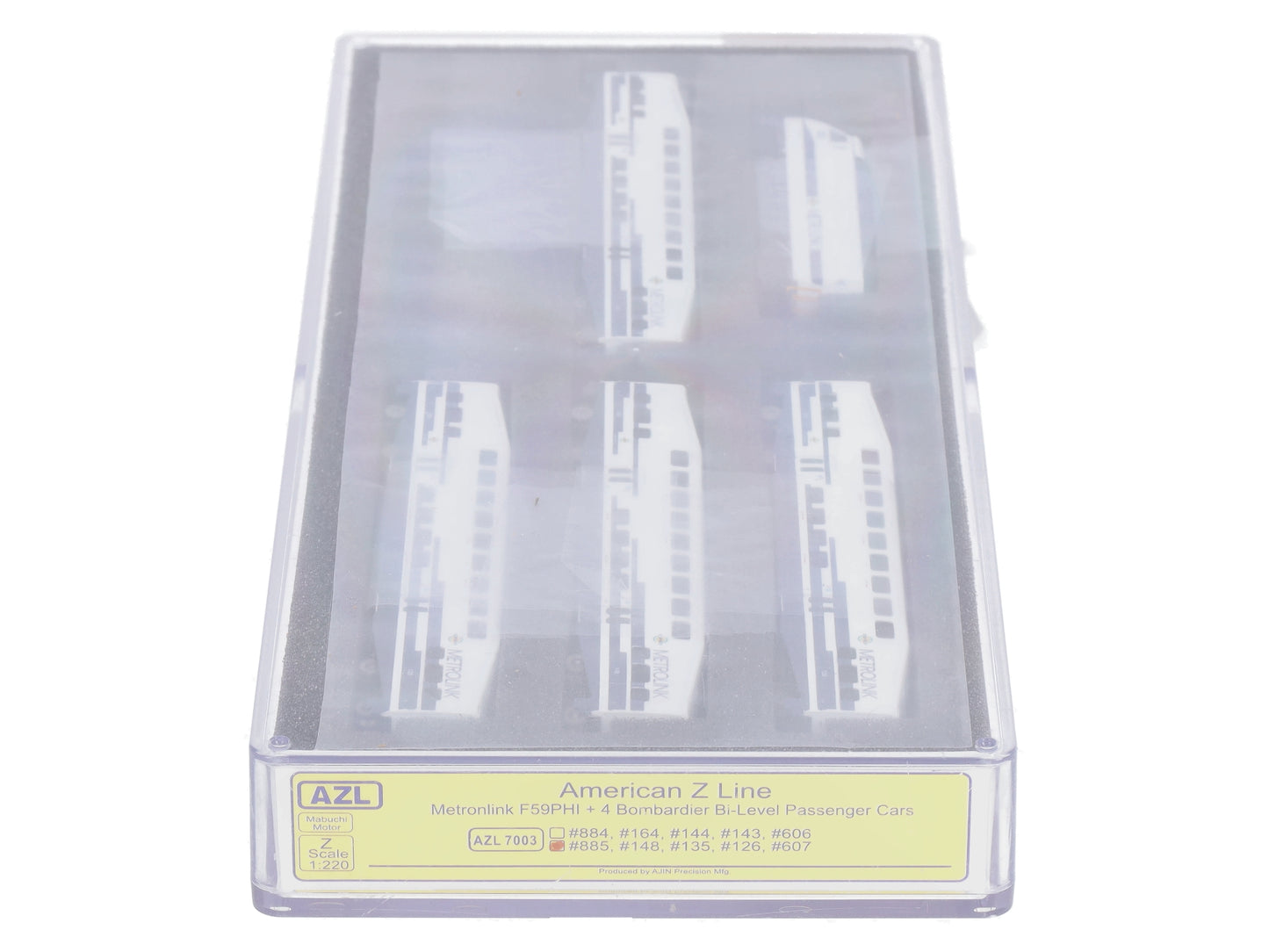 American Z-Line 7003 Metrolink F59PHI Z Gauge Diesel Passenger Train Set