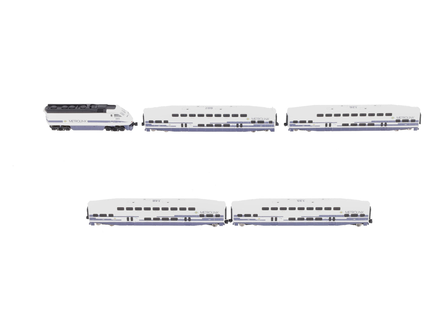 American Z-Line 7003 Metrolink F59PHI Z Gauge Diesel Passenger Train Set