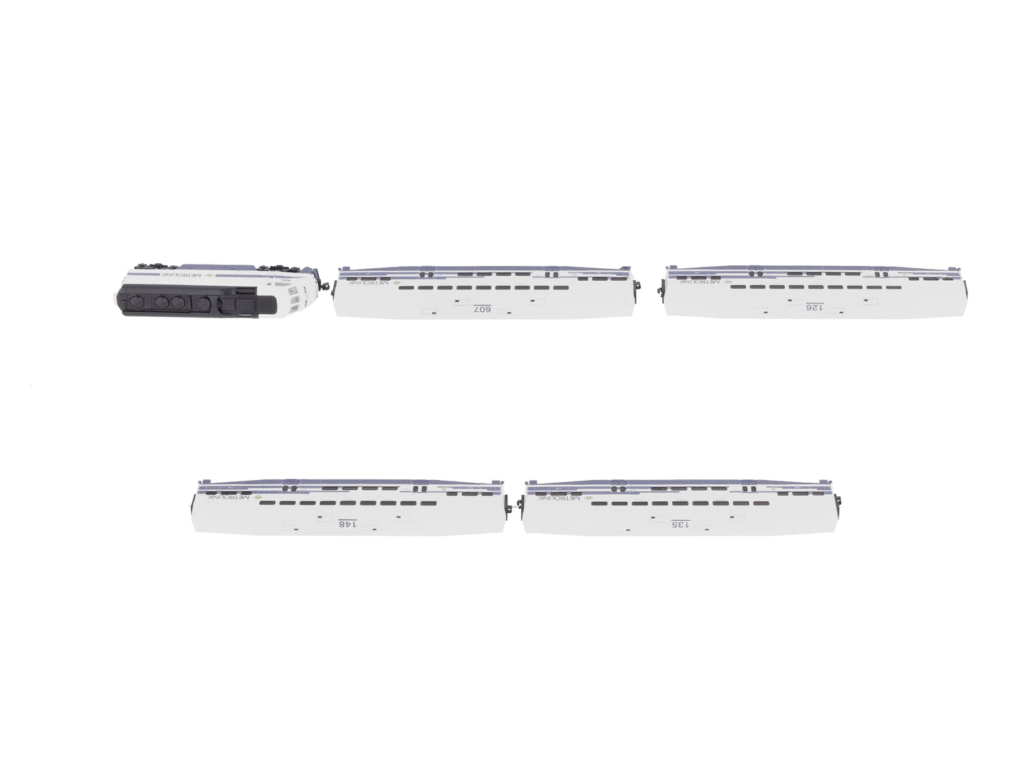 American Z-Line 7003 Metrolink F59PHI Z Gauge Diesel Passenger Train Set