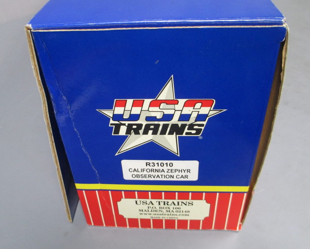 USA Trains 31017 G "California Zephyr" Corrugated Aluminum Vista Dome Lighted #2