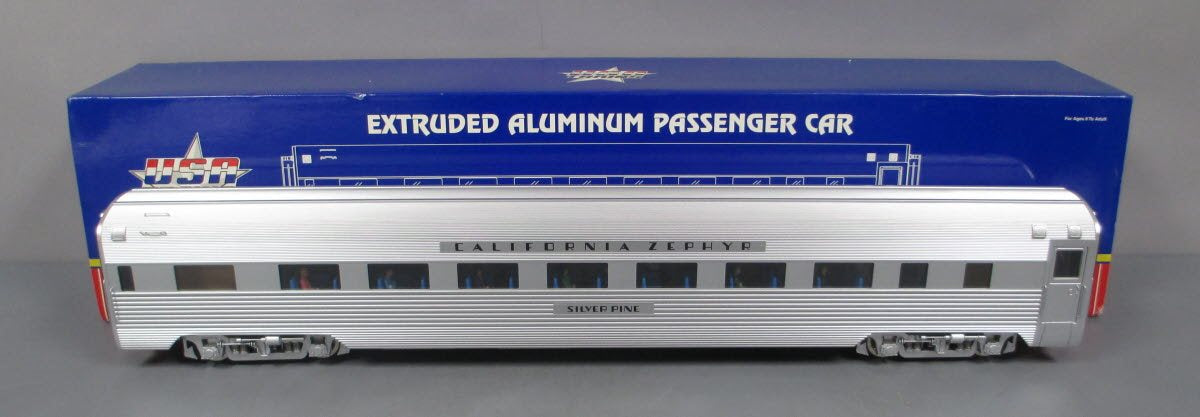 USA Trains 31012 G "California Zephyr" Corrugated Aluminum Coach Lighted #2
