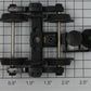 Atlas 6033X Diecast 3-Rail 4-Wheel Coupler Truck