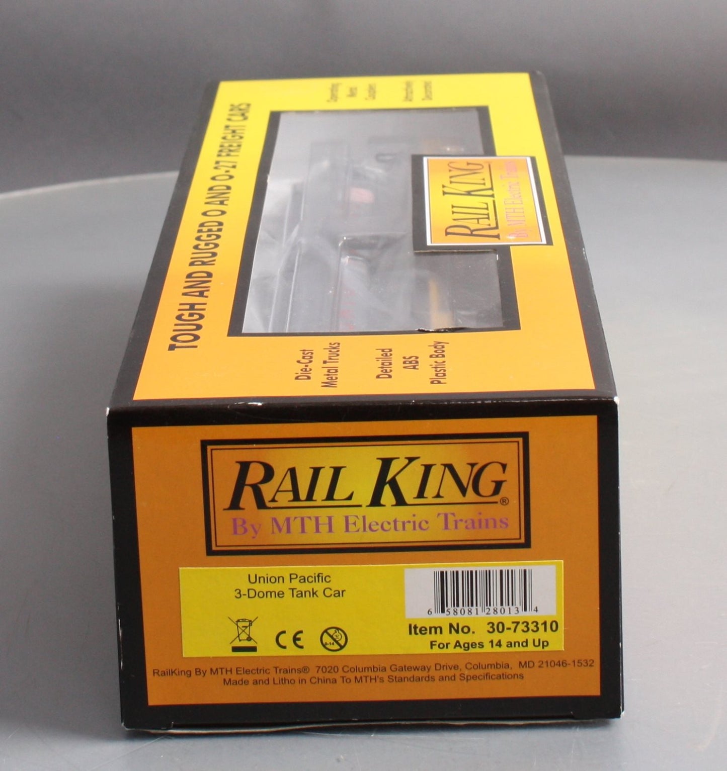 MTH 30-73310 O Union Pacific 3-Dome Tank Car #10