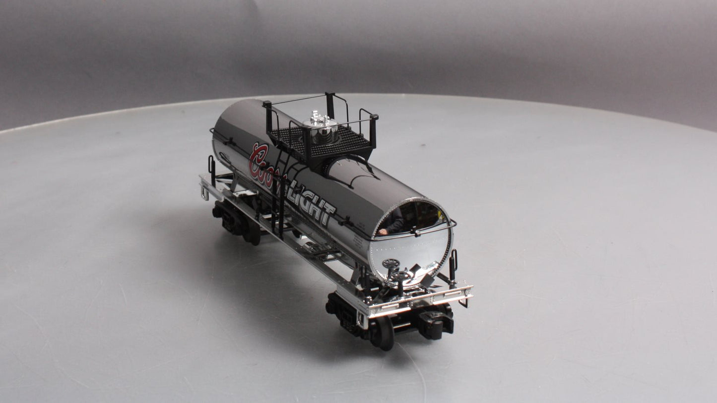 MTH 30-73223 O Gauge Coors Light Chrome Tank Car #200701