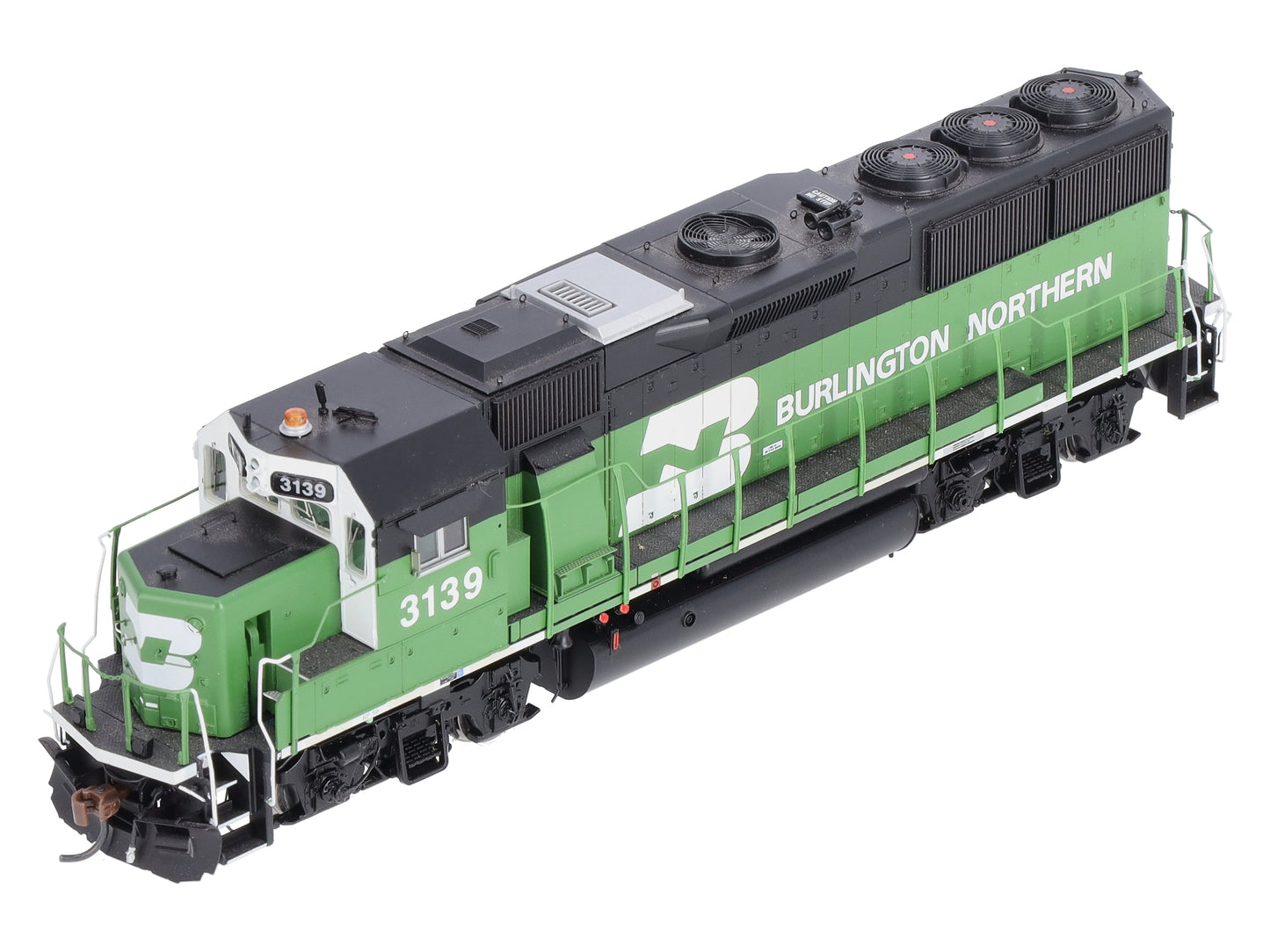 Athearn G65425 HO BN/White Face GP50 Diesel Locomotive w/DCC & Sound #3139