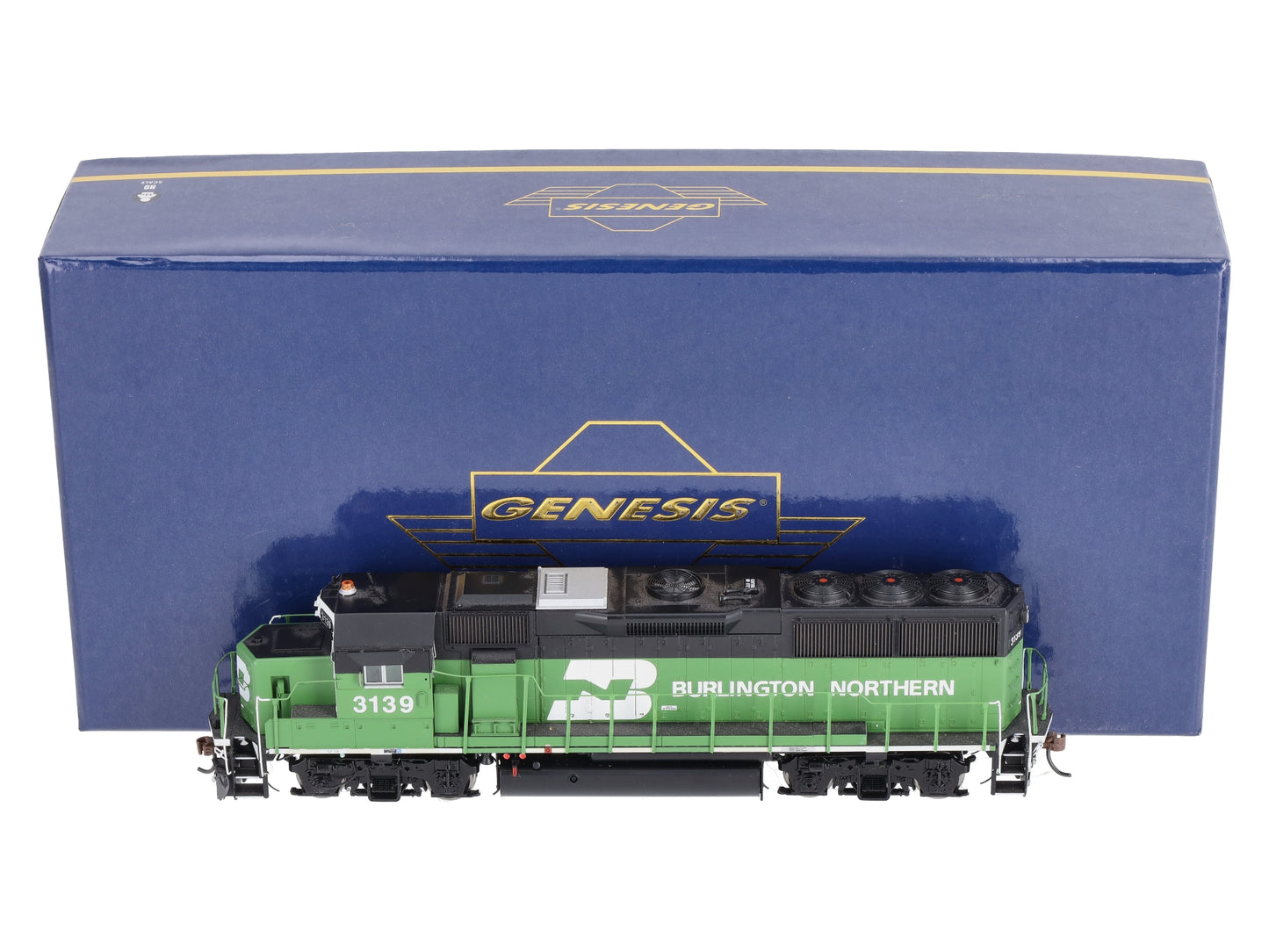 Athearn G65425 HO BN/White Face GP50 Diesel Locomotive w/DCC & Sound #3139