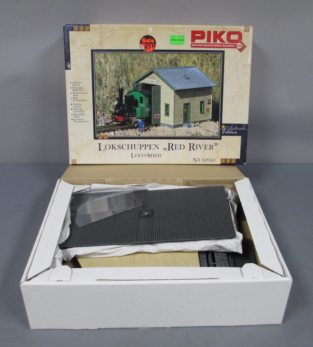Piko ページ Piko 62044 G Red River Locomotive Shed Building Kit – Trainz