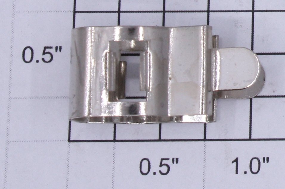 American Flyer 4019-21 Nickel Wide Gauge Headlight Hood Bracket Only