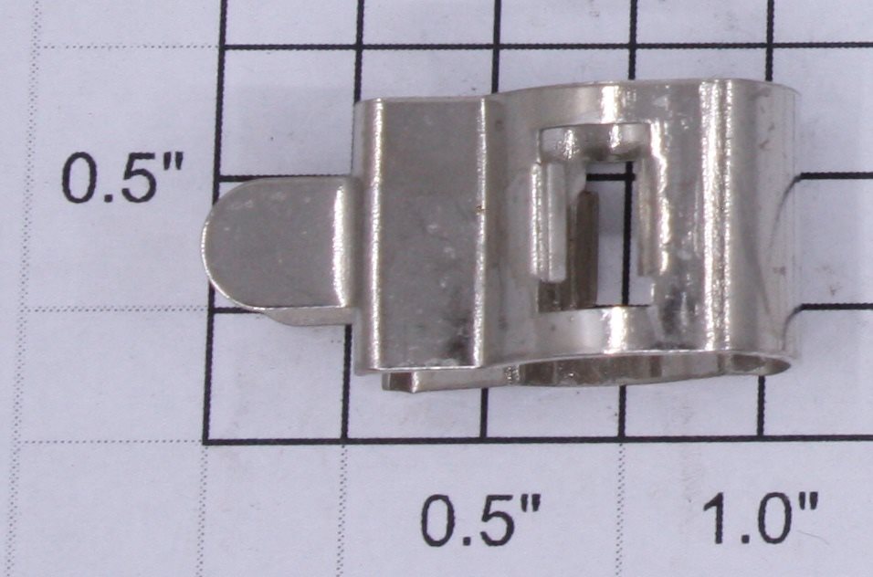 American Flyer 4019-21 Nickel Wide Gauge Headlight Hood Bracket Only