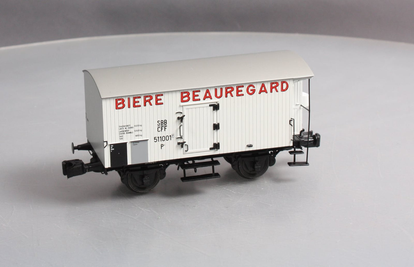 MTH 20-99001 O Biere Beauregard European Bierwagen\Reefer (Hi-Rail)