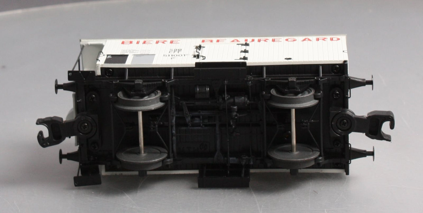 MTH 20-99001 O Biere Beauregard European Bierwagen\Reefer (Hi-Rail)