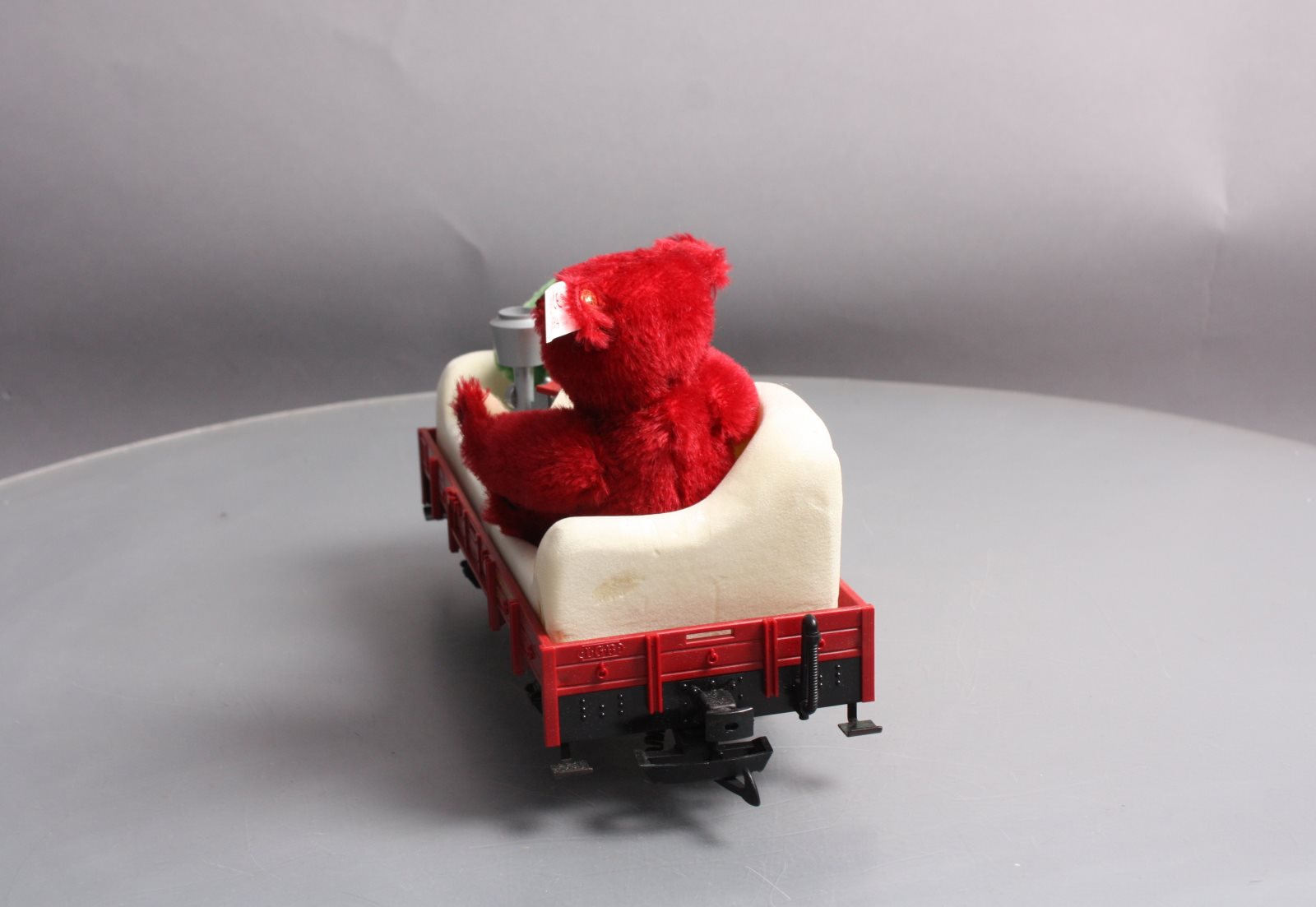 LGB 43100 G Scale Flatcar w/ Red & Green Steiff Bears