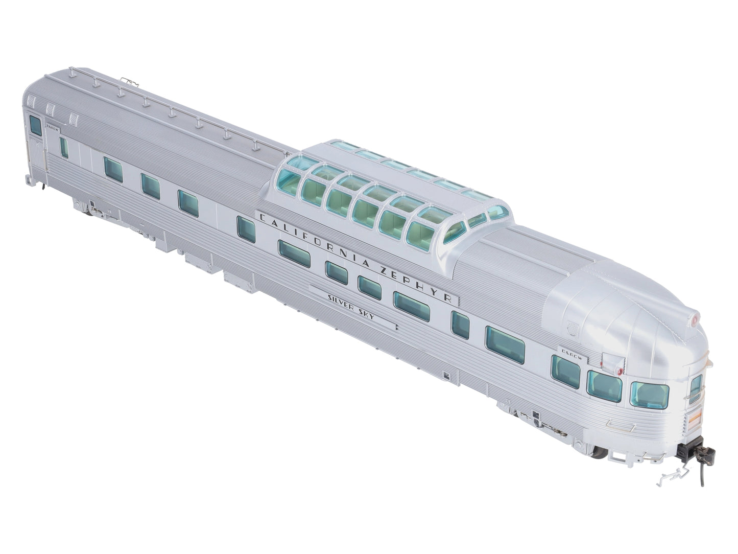 Atlas 30021581 D&RGW O Silver Sky California Zephyr Dome Obs. Passenger Car